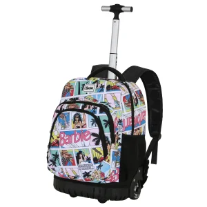 Barbie Comic-Mochila Trolley GTS FAN, Multicolor