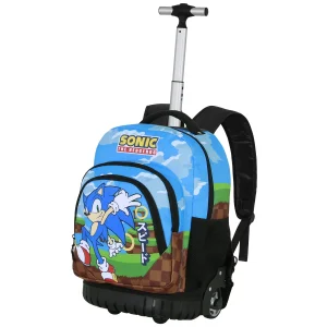 Sonic The Hedgehog - SEGA Greenhill-Mochila Trolley GTS FAN, Multicolor