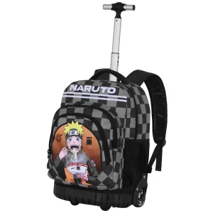 Naruto Ichiraku-Mochila Trolley GTS FAN, Negro