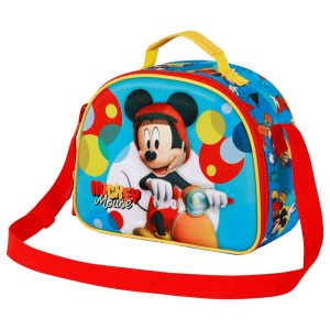 Disney Mickey Mouse Scooter-Bolsa Portamerienda 3D, Azul