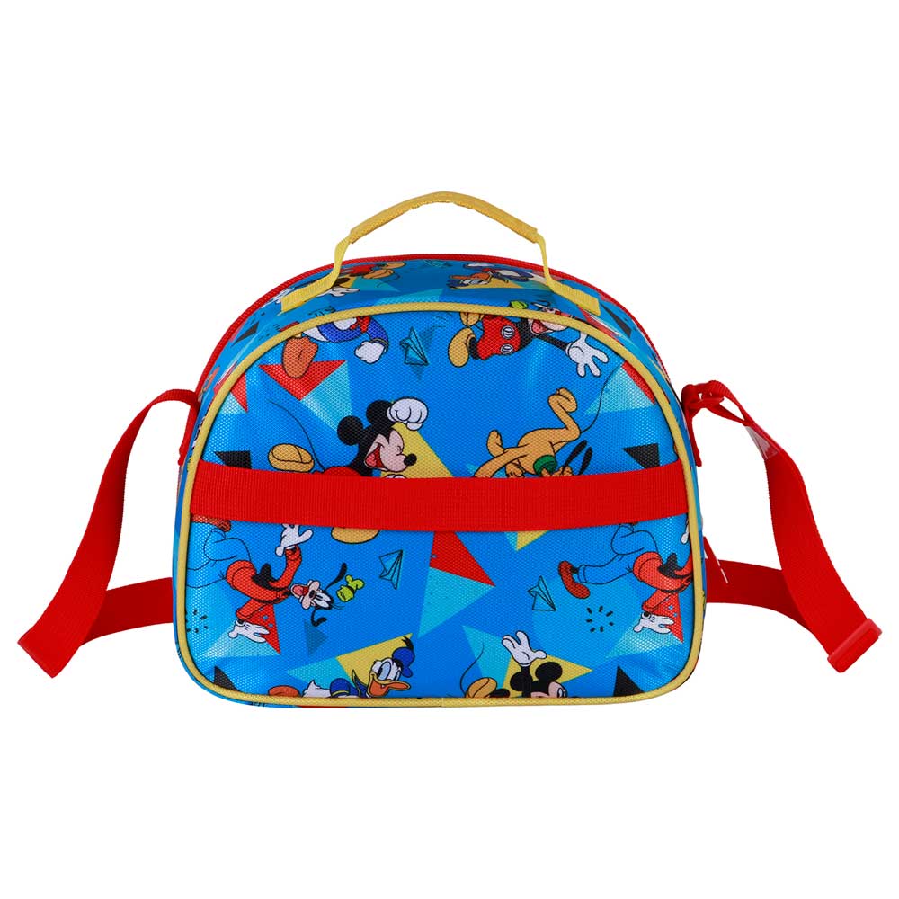 Disney Mickey Mouse Scooter-Bolsa Portamerienda 3D, Azul - Imagen 4