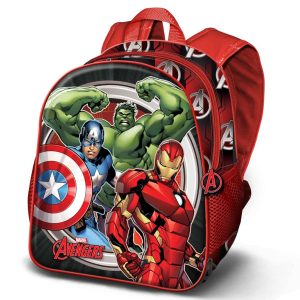 Marvel Los Vengadores Almighty-Mochila Basic, Rojo