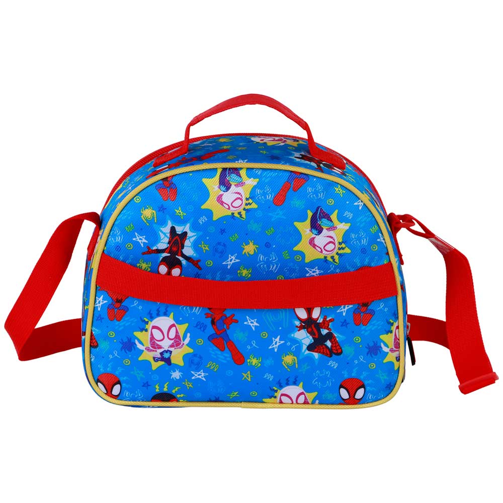 Marvel Spiderman Amazing-Bolsa Portamerienda 3D, Rojo - Imagen 4