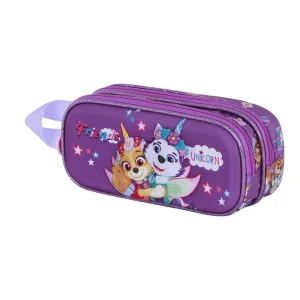 Paw Patrol La Patrulla Canina Magic-Estuche Portatodo 3D Doble, Lila