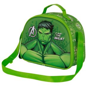 Marvel Hulk Rage-Bolsa Portamerienda 3D, Verde