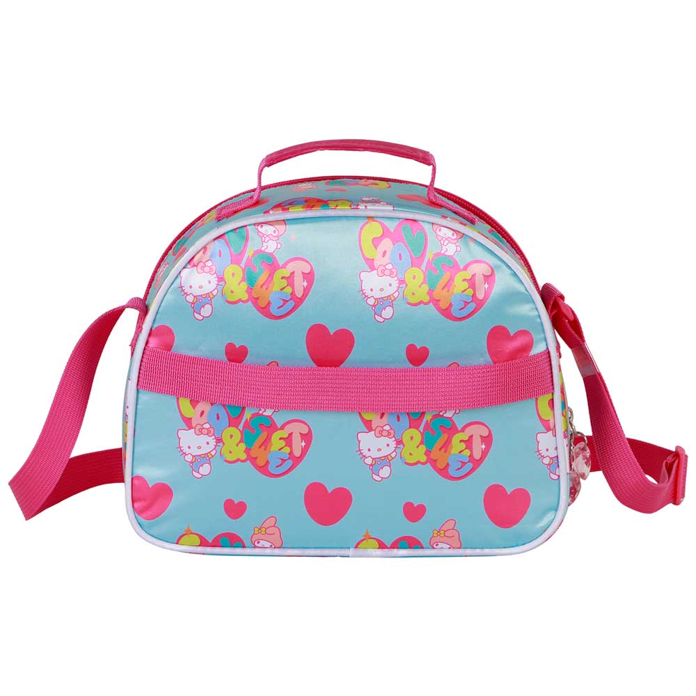 Hello Kitty Friendship-Bolsa Portamerienda 3D, Azul - Imagen 4