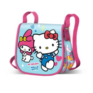 Hello Kitty Friendship-Bolso Muffin Mini, Azul
