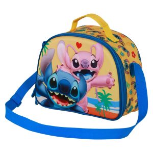 Disney Lilo y Stitch Ocean-Bolsa Portamerienda 3D, Azul