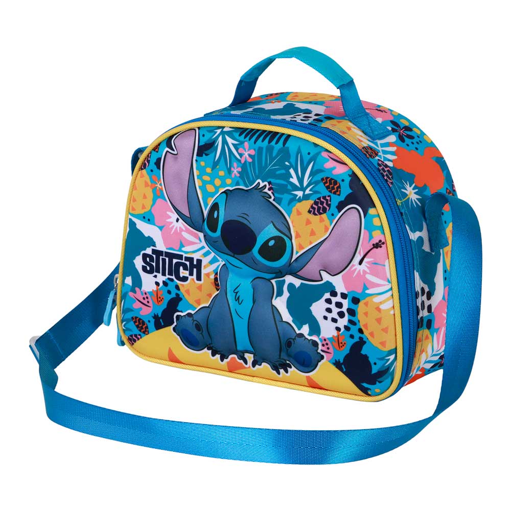 Disney Lilo y Stitch Colors-Bolsa Portamerienda 3D, Turquesa - Imagen 2