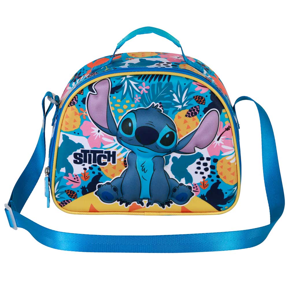 Disney Lilo y Stitch Colors-Bolsa Portamerienda 3D, Turquesa - Imagen 3