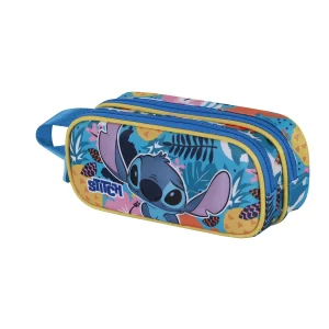 Disney Lilo y Stitch Colors-Estuche Portatodo 3D Doble, Turquesa