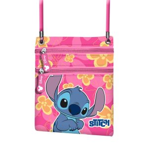 Disney Lilo y Stitch Cute-Bolso Action Vertical, Rosa