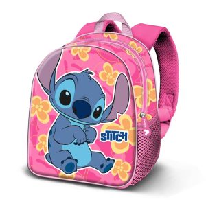 Disney Lilo y Stitch Cute-Mochila Basic, Rosa