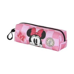 Disney Minnie Mouse Journey-Estuche Portatodo Cuadrado FAN 2.2, Rosa