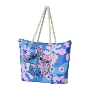 Disney Lilo y Stitch Hug-Bolsa de Playa Soleil, Rosa