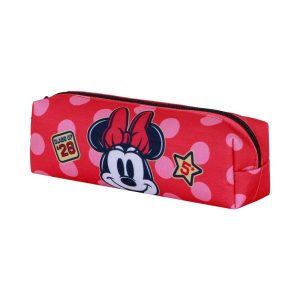 Disney Minnie Mouse Class-Estuche Portatodo Cuadrado FAN 2.2, Rosa