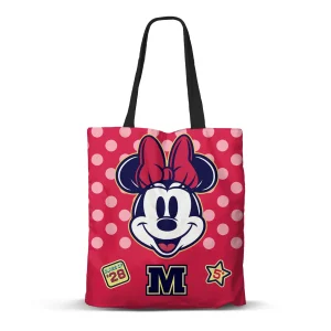 Disney Minnie Mouse Class-Bolsa de la Compra Shopping FAN, Rosa