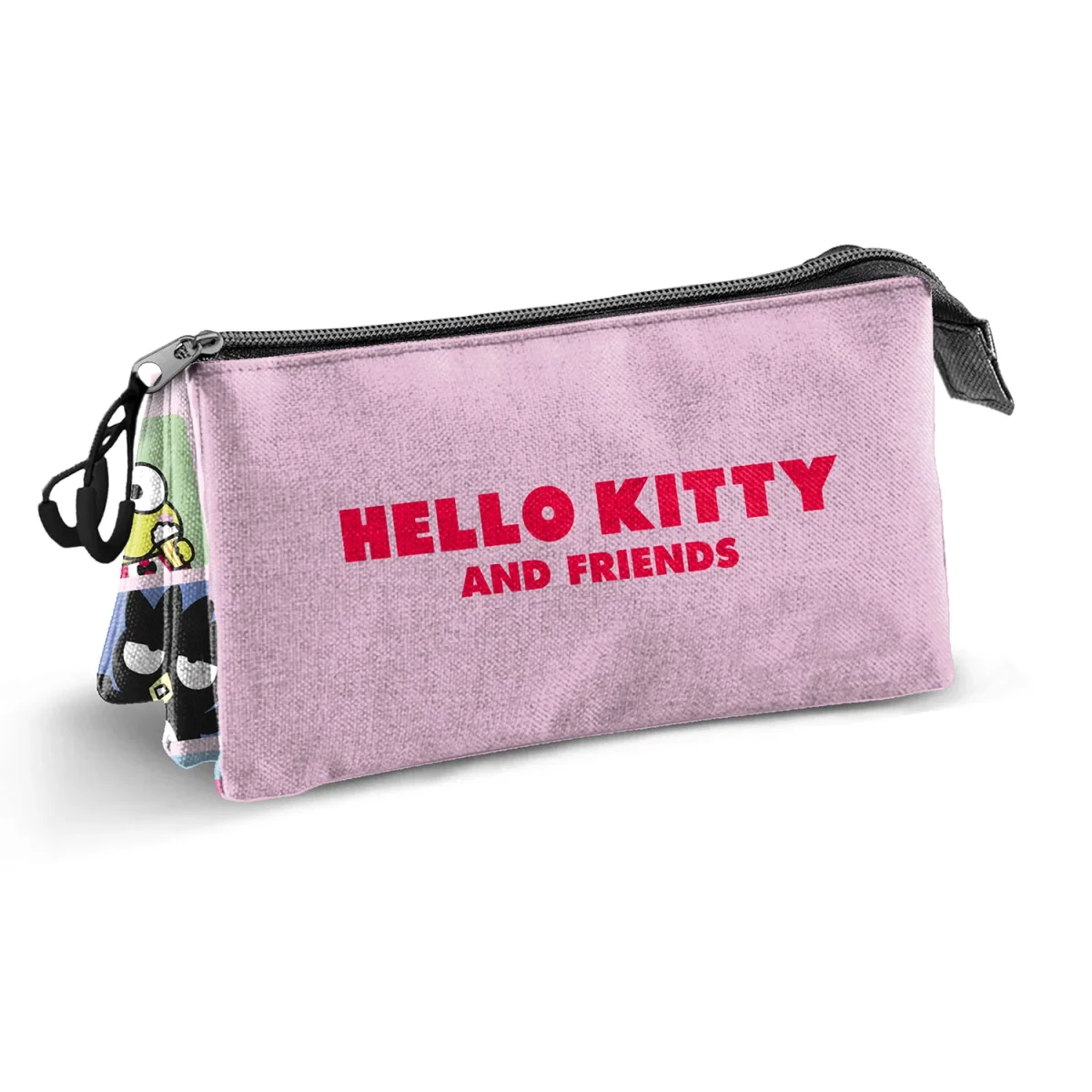 Hello Kitty Panels-Estuche Portatodo Triple, Multicolor - Imagen 3