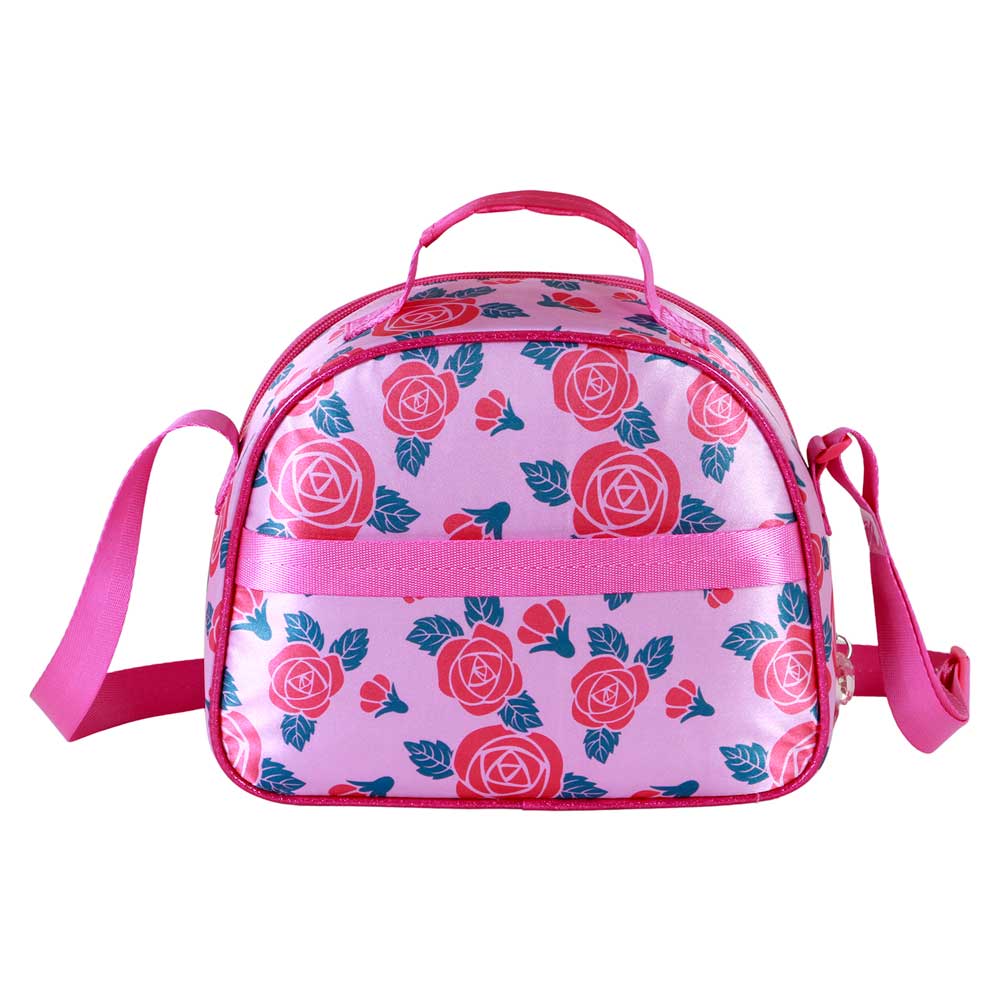 Disney Princesas Flowers-Bolsa Portamerienda 3D, Rosa - Imagen 4