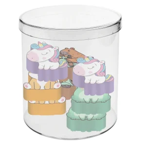 Oh My Pop Mix-Cubo con 12 Gomas de Borrar, Multicolor