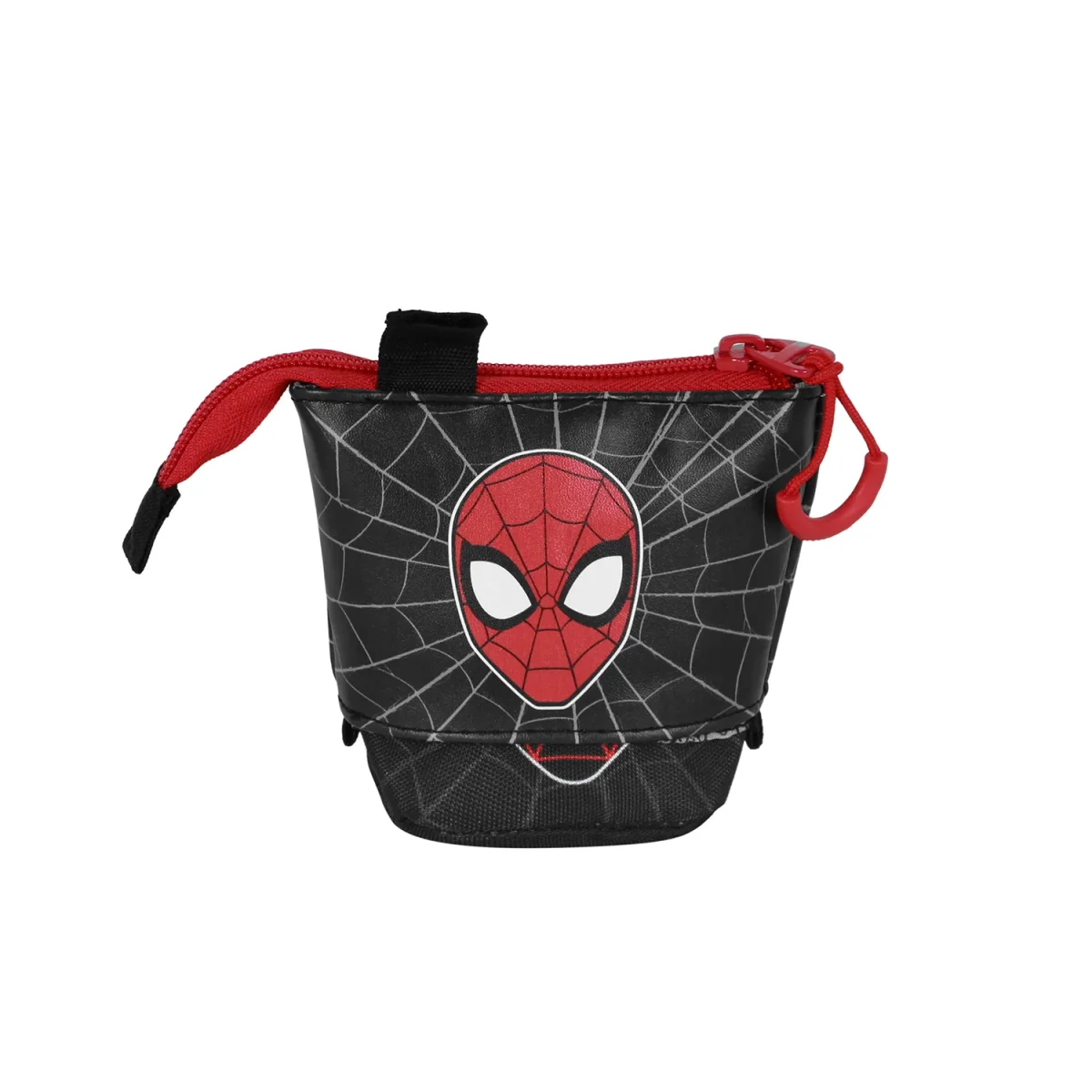 Marvel Spiderman Peter-Estuche Portatodo Cute + 2 Bolígrafos de Gel Borrables, Rojo - Imagen 4