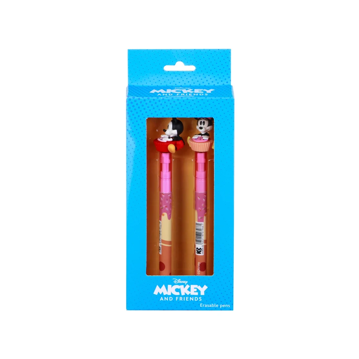 Disney Mickey y Minnie Mix-Pack de 2 Bolígrafos de Gel Borrables, Multicolor - Imagen 3