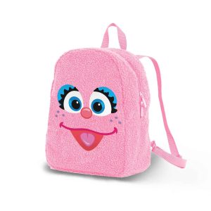 Barrio Sésamo Abby Cadabby Face-Mochila Plush, Rosa