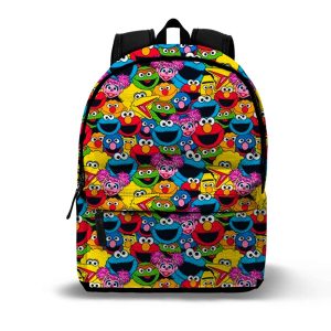 Sesame Street Barrio Sésamo Collage-Mochila HS FAN 2.2, Multicolor