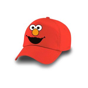 Barrio Sésamo Elmo Face-Gorra Infantil, Rojo