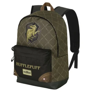 Harry Potter Legacy Hufflepuff-Mochila HS FAN 2.2, Marrón