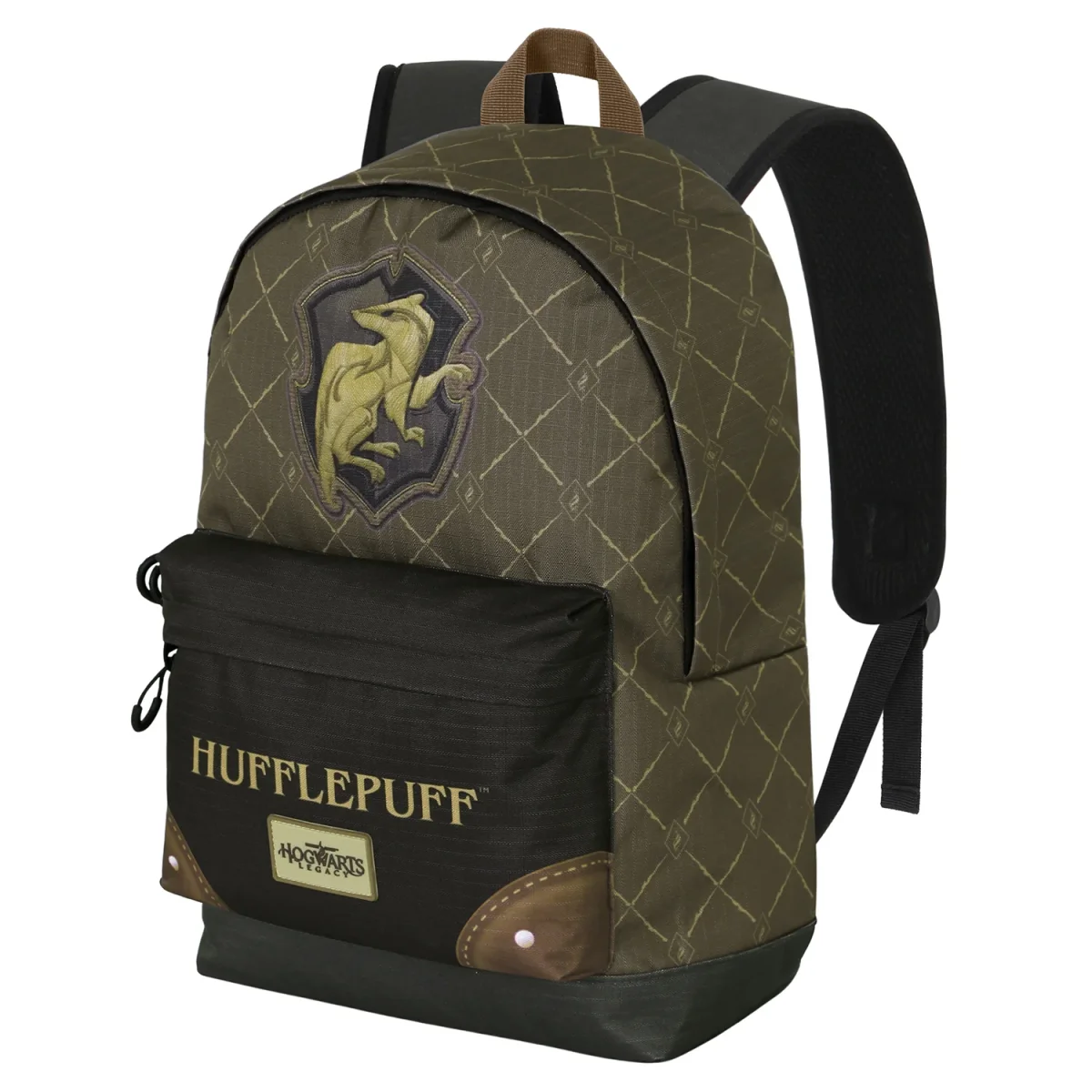 Harry Potter Legacy Hufflepuff-Mochila HS FAN 2.2, Marrón - Imagen 2