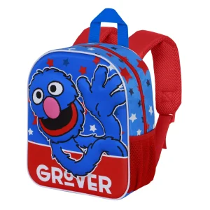 Barrio Sésamo Super Coco Hello-Mochila 3D Elite, Azul