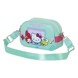 Hello Kitty Videogame-Bolso Bandolera Bowling Lite, Turquesa