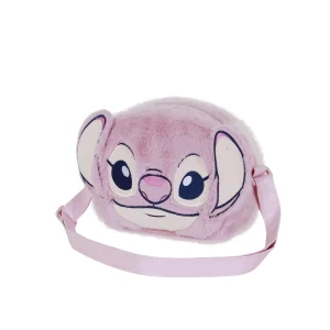 Disney Lilo y Stitch Angel Heart-Mini Bolso Bandolera Plush, Rosa