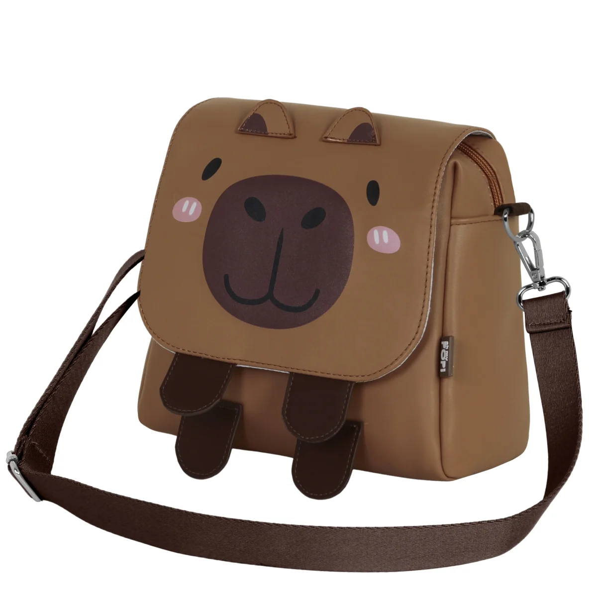 Oh My Pop! Capybara-Bolso-Mochila Kawaii, Multicolor - Imagen 2