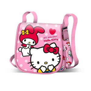 Hello Kitty Lovely-Bolso Bandolera Muffin Mini, Rosa