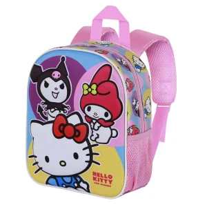 Hello Kitty Happy-Mochila 3D Elite, Rosa
