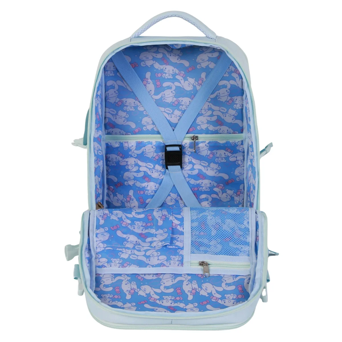 Hello Kitty Cinnamoroll Varsity-Mochila Mercury 2.0 Viaje Cabina Avión 40x20x25cm, Azul - Imagen 5