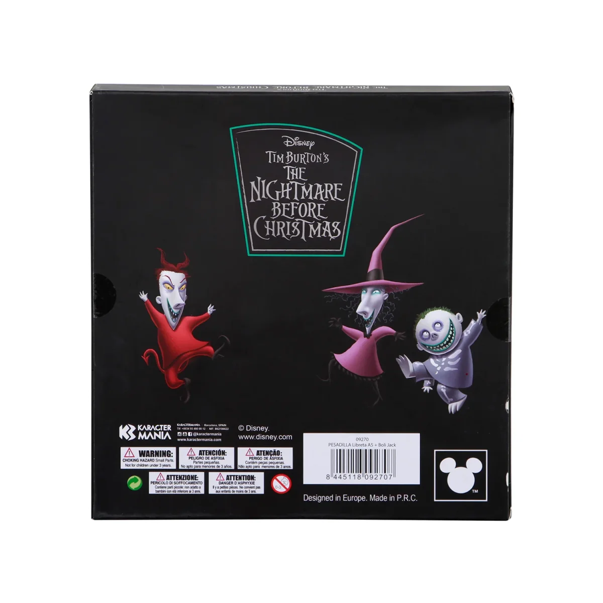 Disney Pesadilla Antes de Navidad Jack-Pack de Diario A5 + Bolígrafo de 6 Colores, Lila - Imagen 4