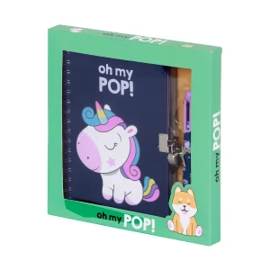 Oh My Pop! Sweety-Pack de Diario A5 + Bolígrafo de 6 Colores, Multicolor