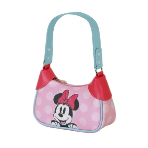 Disney Minnie Mouse Ribbon-Bolso Fancy Casual, Rosa