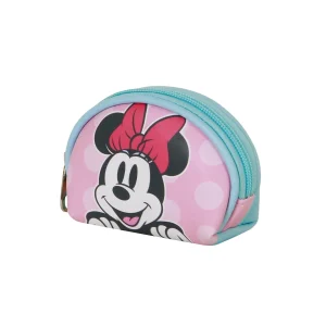 Disney Minnie Mouse Ribbon-Monedero Oval Casual, Rosa