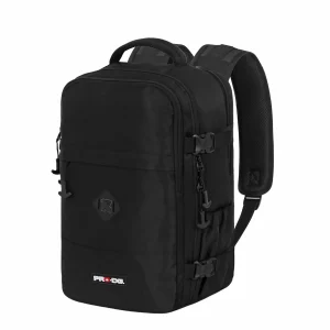 PRODG Black-Mochila Mercury 2.0 Viaje Cabina Avión 40x20x25cm, Negro