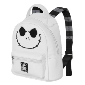 Disney Pesadilla Antes de Navidad Bone-Mochila Heady Pequeña, Blanco