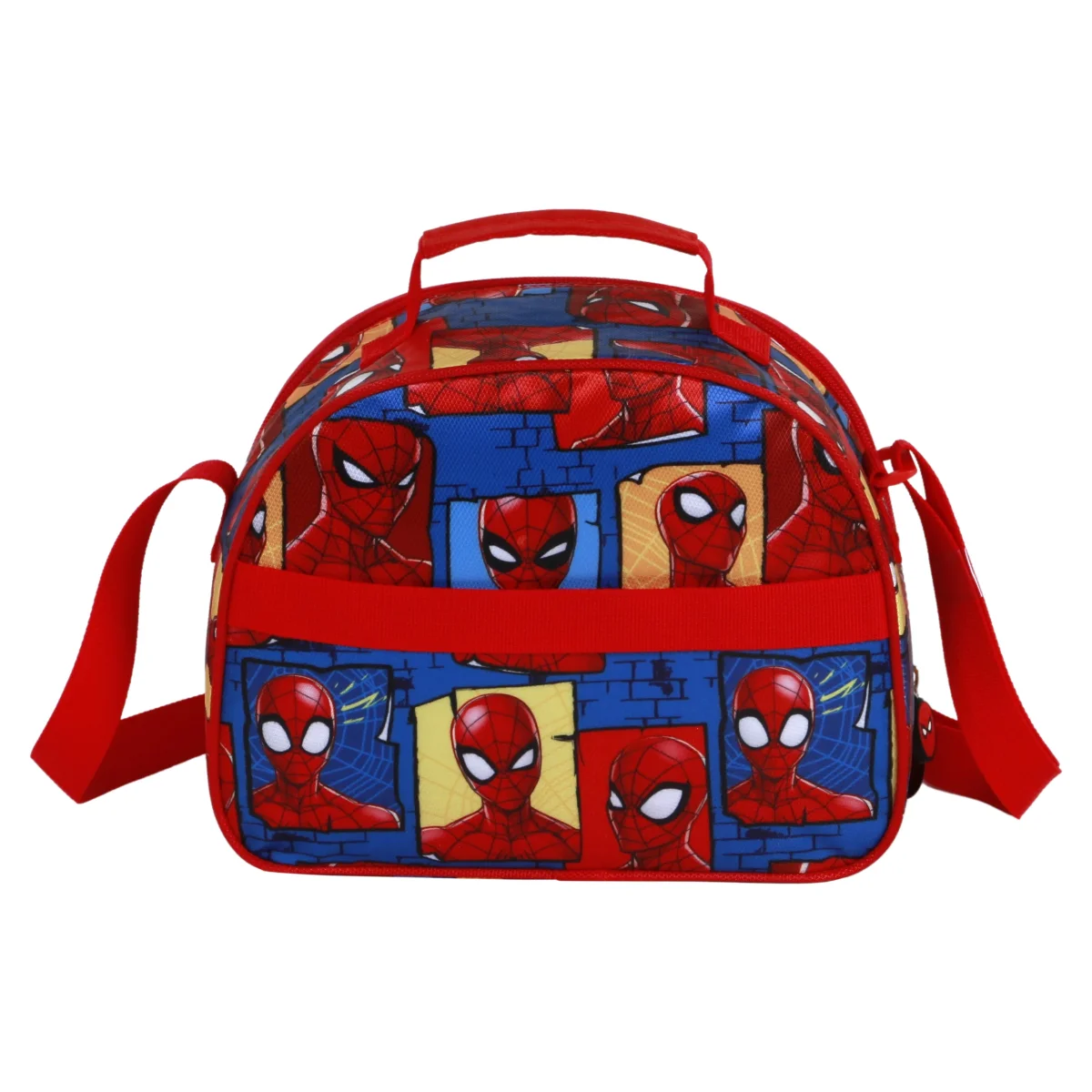 Marvel Spiderman Best Team-Bolsa Portamerienda 3D, Azul - Imagen 4