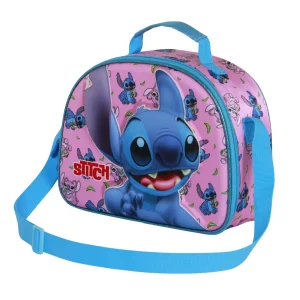 Disney Lilo y Stitch Surprise-Bolsa Portamerienda 3D, Azul
