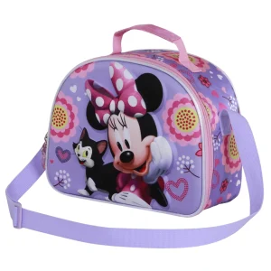 Disney Minnie Mouse Cat-Bolsa Portamerienda 3D, Lila