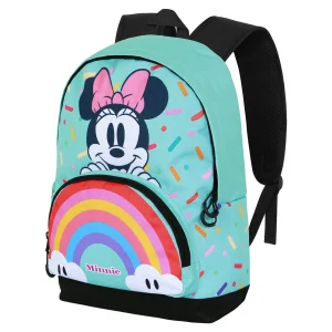 Disney Minnie Mouse Rainbow-Mochila HS FAN 3.0, Turquesa
