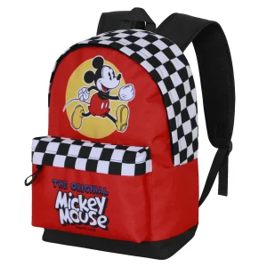 Disney Mickey Mouse Racing-Mochila HS FAN 3.0, Rojo