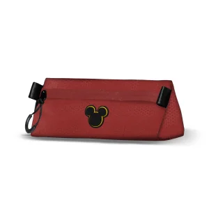Disney Mickey Mouse MK-Estuche Portatodo Triangle, Rojo